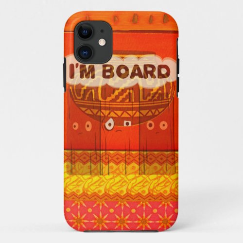 Golden Red African Traditional Colors Funny Am bor iPhone 11 Case