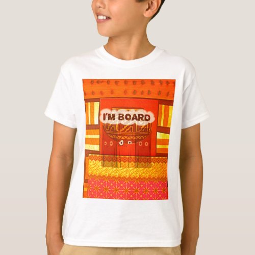 Golden Red African Traditional Colors Funny Am bor T_Shirt
