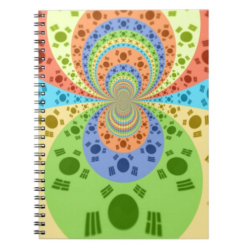 Golden Red African Traditional Colors Notebook