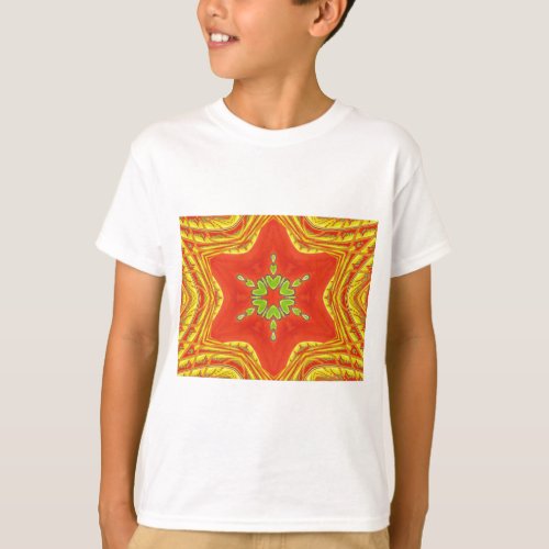 Golden red African Traditional colors T_Shirt