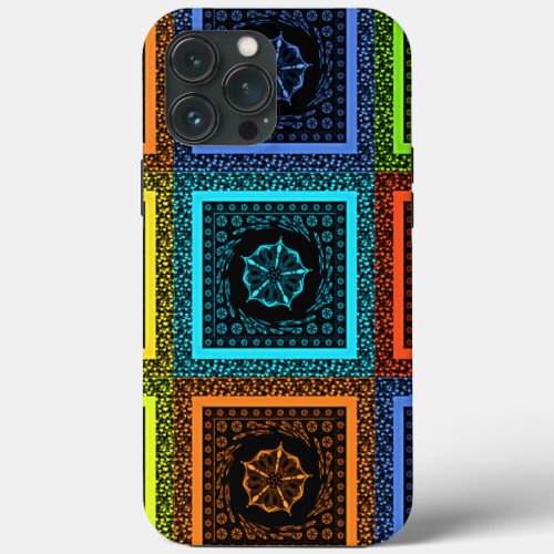 Golden Red blue Green colors iPhone 13 Pro Max Case