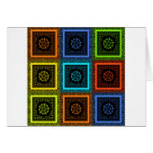 Golden Red blue Green Masai Traditional colors (Front Horizontal)