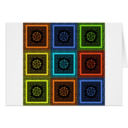 Golden Red blue Green Masai Traditional colors (Front Horizontal)