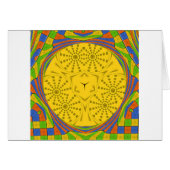 Golden Red Blue Green Royal Egyptian. (Front Horizontal)