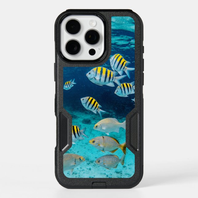 Golden Reef Glow - Sergeant Major and French Grunt Otterbox iPhone Case (Back)