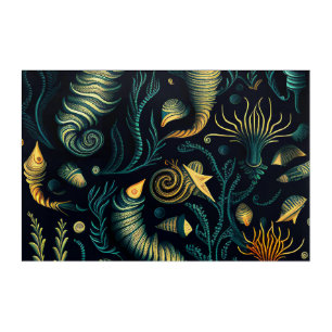 Golden Reefs Acrylic Print
