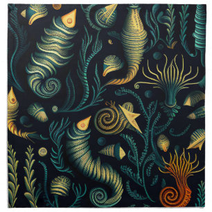 Golden Reefs Cloth Napkin