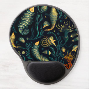 Golden Reefs Gel Mouse Pad