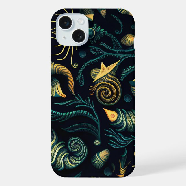 Golden Reefs Iphone Case (Back)