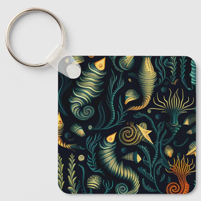 Golden Reefs Keychain (Front)