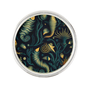 Golden Reefs Lapel Pin