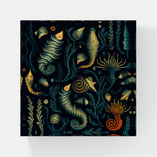 Golden Reefs Paperweight
