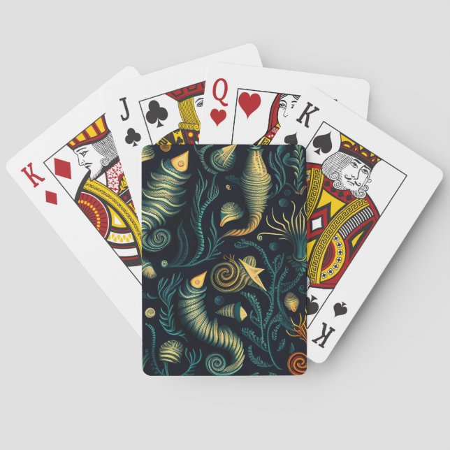 Golden Reefs Poker Cards (Back)