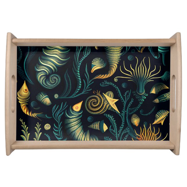 Golden Reefs Serving Tray (Front)