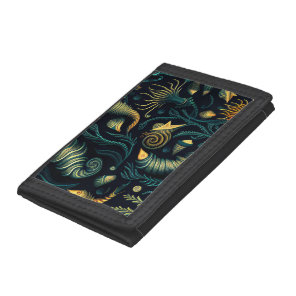 Golden Reefs Tri-fold Wallet