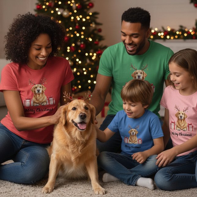 Golden Reindeer T-Shirt (Creator Uploaded)