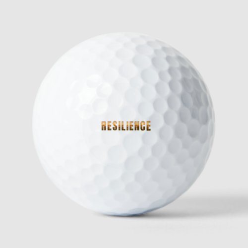 Golden Resilience Golf Balls