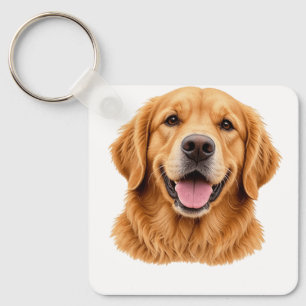 golden retiever keychain