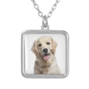 Golden Retreiver Puppy Dog Pendant Necklace