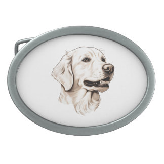 Golden Retriever  2 Belt Buckle