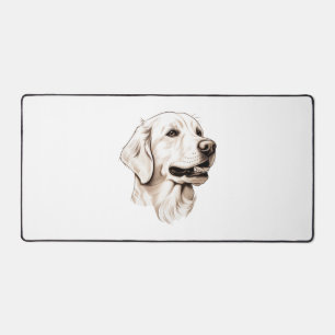 Golden Retriever 2 Desk Mat