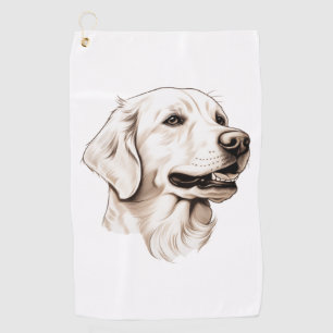 Golden Retriever  2 Golf Towel