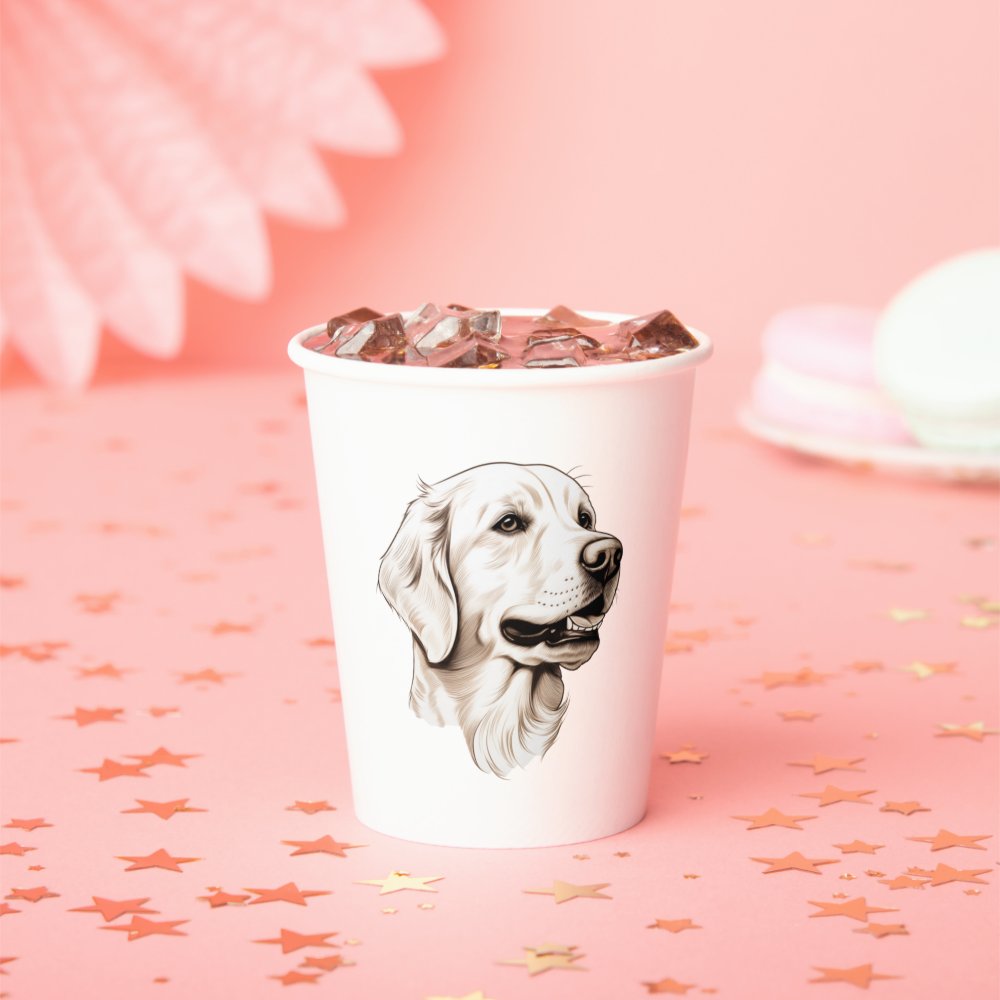 Disover Golden Retriever Paper Cups