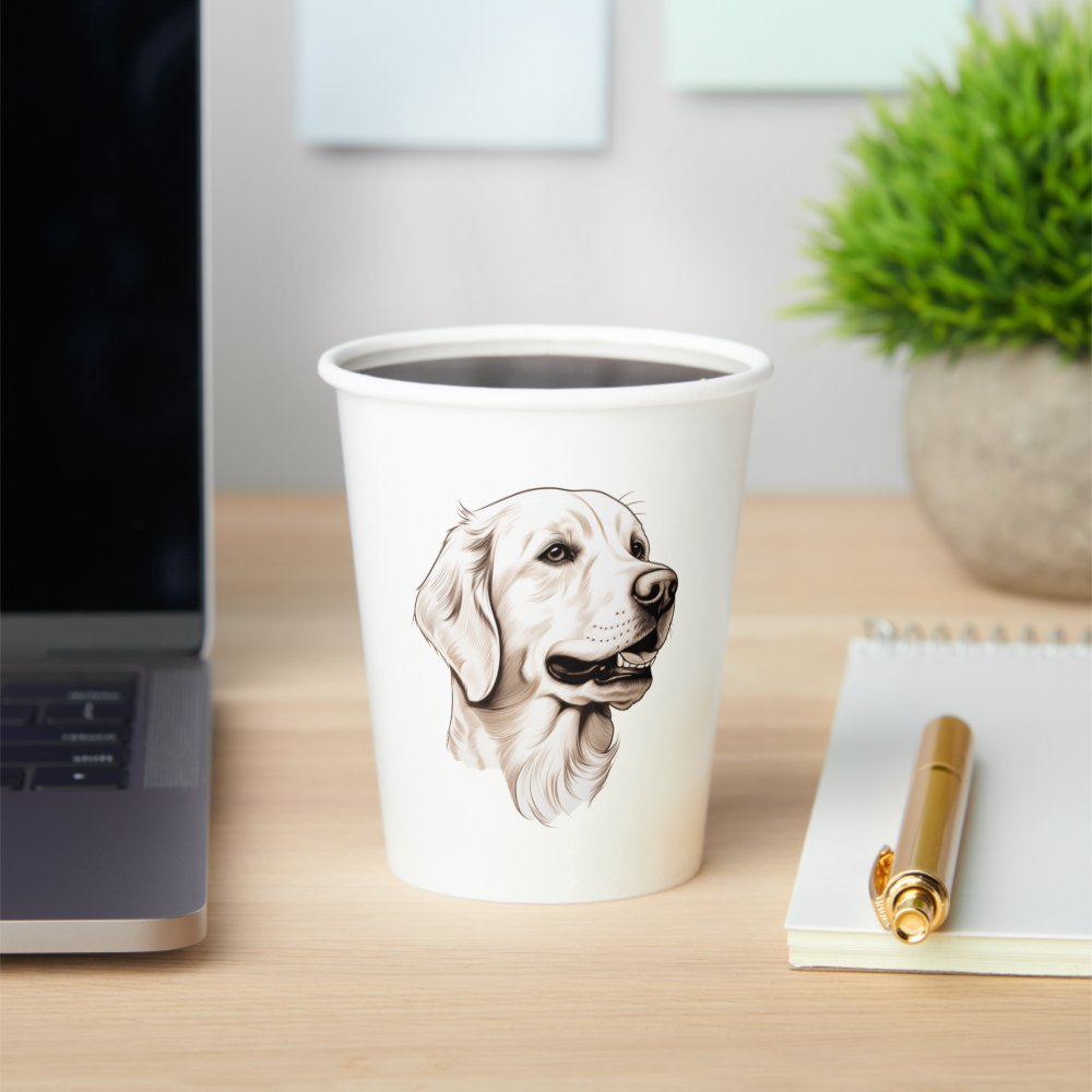 Disover Golden Retriever Paper Cups
