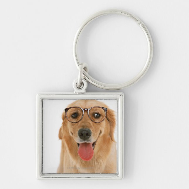 Golden Retriever 3 Keychain (Front)