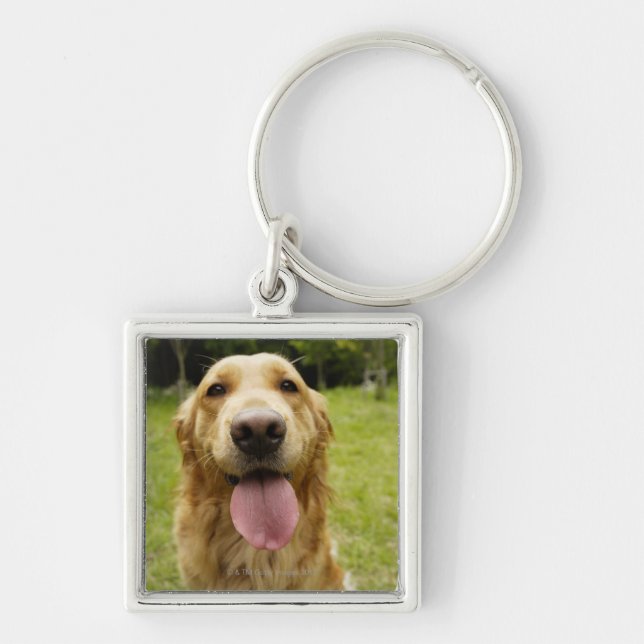 Golden Retriever 4 Keychain (Front)