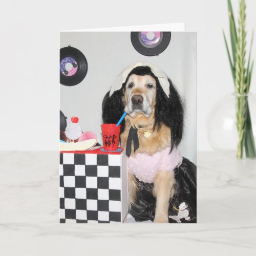 Golden Retriever 50's Girl Birthday