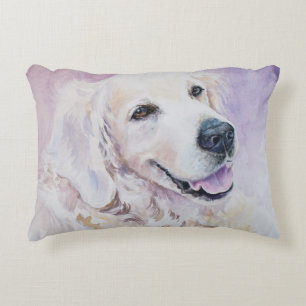Golden retriever accent pillow
