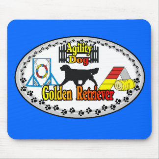 Golden Retriever Agility Dog Gifts Mouse Pad