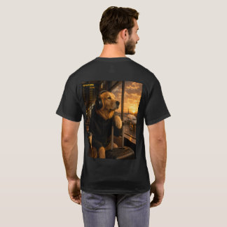 Golden Retriever Airport Traveler T-Shirt