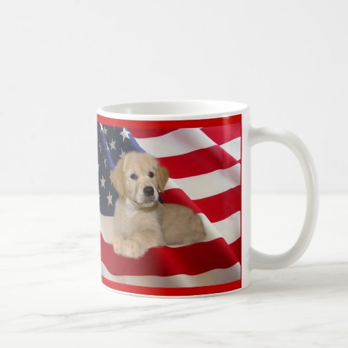 Golden Retriever All American Puppy Mug