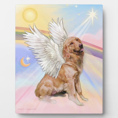 Golden Retriever Angel B1 Plaque