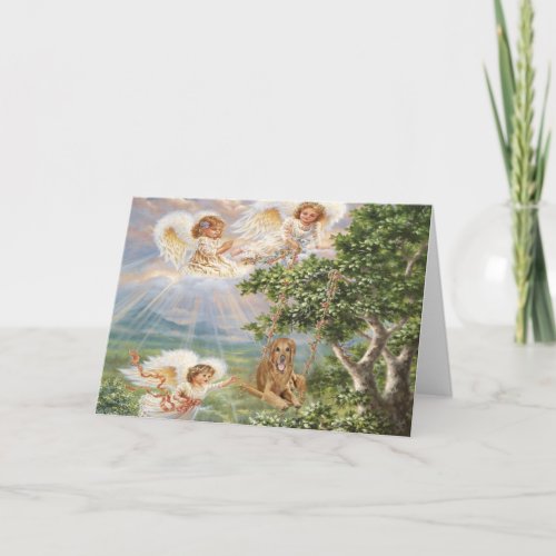 Golden Retriever Antonio Angel Card