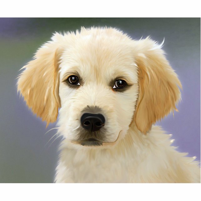 golden retriever art cutout (Front)