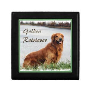 Golden Retriever Art Gift Box