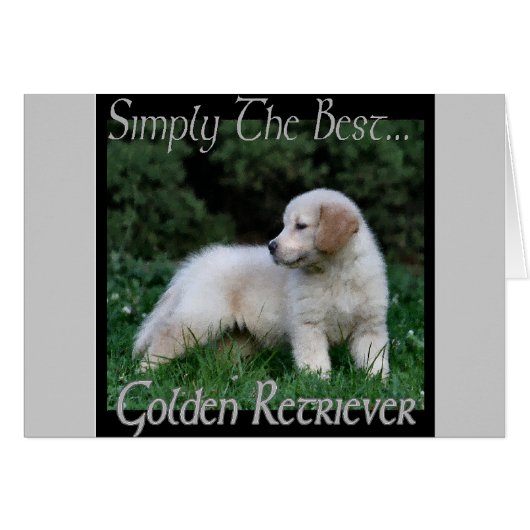 Golden Retriever Art Gifts (Front Horizontal)