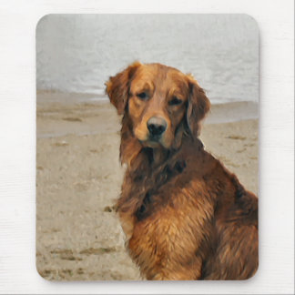 Golden Retriever Art gifts Mouse Pad