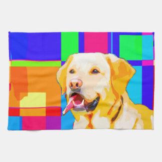 Golden Retriever Art Kitchen Towel