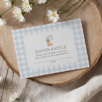 Golden Retriever Baby Shower Diaper Raffle Ticket