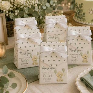Golden Retriever Baby Shower Favor Boxes