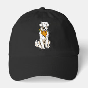 Golden Retriever Bandana Cap Happy Dog Hat