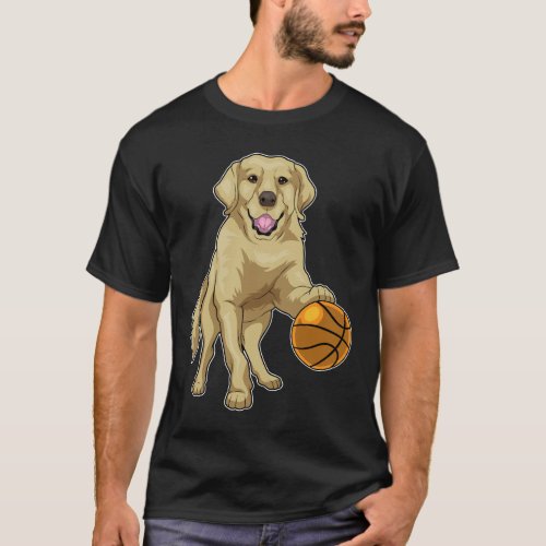 Golden Retriever Basketball player Basketball T_Shirt