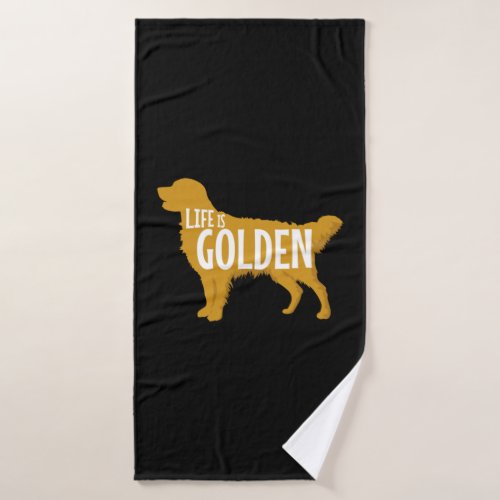 Golden Retriever Bath Towel