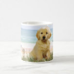 Golden Retriever Beach Mug<br><div class="desc">The Golden Retriever has been on the AKC TOP TEN list for years and rightfully so because they are wonderful family dogs, easy to train, beautiful and very loving. They possess beauty of heart and appearance. A perfect gift for you or any Golden lover that you know.</div>