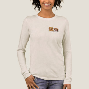 Golden Retriever & Beagle Best Friends for dog mom Tri-Blend Shirt
