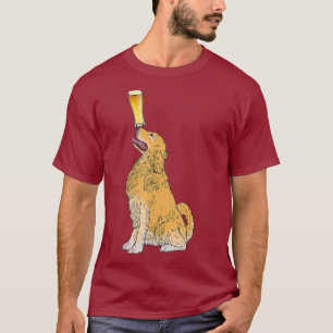 Golden Retriever Beer Lovers Shirt Craft Beer